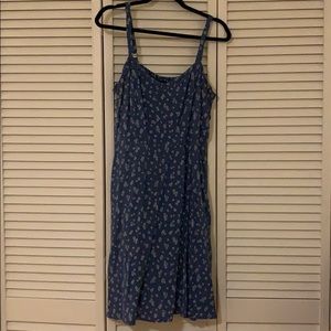 Blue Floral Summer Dress